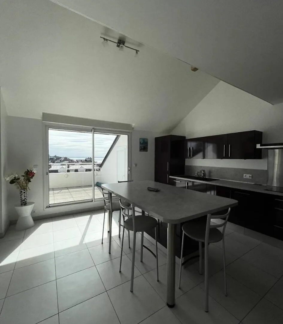 Residence Le Rocher - Appartement Duplex Avec Vue Sur Les Toits Du Val Andre Mae-5384 Pléneuf-Val-André